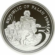 5 Dollars Ocean Scene obverse image