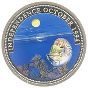 5 Dollars Independence, Palau, 1994 reverse image