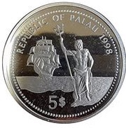 5 Dollars Bottle-Nose Dolphin obverse image