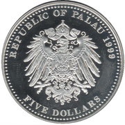 5 Dollars Prussian 5 Marks obverse image