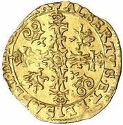 1 Crown - Albert and Isabella obverse image