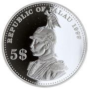 5 Dollars German Samoa obverse image