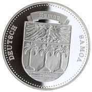 5 Dollars German Samoa, Palau, 1999 reverse image