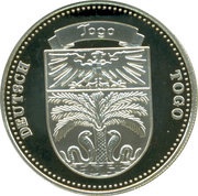5 Dollars German Togo, Palau, 1999 reverse image