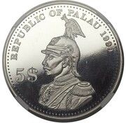 5 Dollars German Samoa; Essai obverse image
