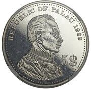 5 Dollars German South West Africa; Essai obverse image