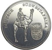 5 Dollars German South West Africa; Essai reverse image