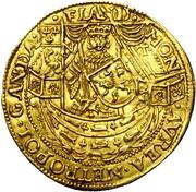 ½ Rose Noble - Ghent Revolt Lilies in banner obverse image