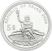 5 Dollars Swordfish obverse image