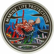 5 Dollars Lionfish, Palau, 2002 reverse image