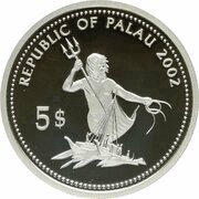 5 Dollars Jellyfish obverse image