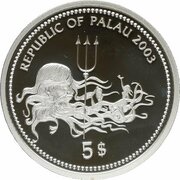 5 Dollars Orca obverse image
