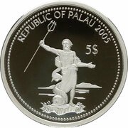 5 Dollars Stingray obverse image
