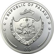 5 Dollars Black Pearl obverse image