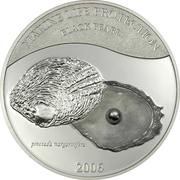 5 Dollars Black Pearl, Palau, 2006 reverse image