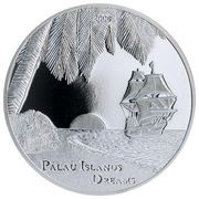 5 Dollars Islands Dreams, Palau, 2006 reverse image