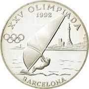 20 Diners - Joan Martí i Alanis XXV Summer Olympic Games, Andorra, 1989 reverse image