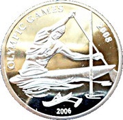 5 Dollars Olympic Games 2008, Palau, 2006 reverse image