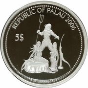 5 Dollars Hog Fish obverse image