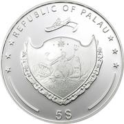 5 Dollars Pearl Oyster obverse image