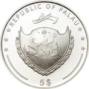 5 Dollars Pearl of the Sea obverse image