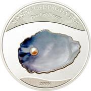 5 Dollars Pearl of the Sea, Palau, 2008 reverse image