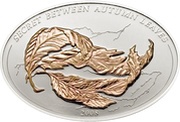 5 Dollars Autumn Leaves, Palau, 2008 reverse image