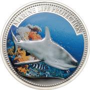 5 Dollars Grey reef shark, Palau, 2008 reverse image