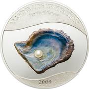 5 Dollars Pearl 2009, Palau, 2009 reverse image