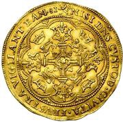 1 Rose Noble - Ghent Revolt 2 digit date, Belgium, 1581-1582 reverse image