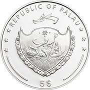 5 Dollars Mausoleum of Halicarna obverse image