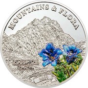 5 Dollars Zugspitze, Palau, 2009 reverse image
