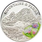 5 Dollars Dachstein, Palau, 2009 reverse image