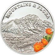 5 Dollars Mont Blanc, Palau, 2009 reverse image