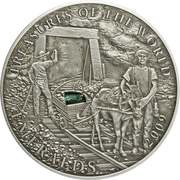 5 Dollars Emeralds, Palau, 2009 reverse image