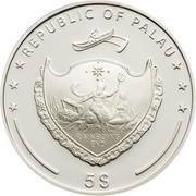 5 Dollars Our Lady of the Gate of Dawn obverse image