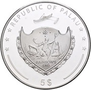 5 Dollars 2010 World Football Cup South Africa obverse image