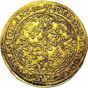 1 Rose Noble - Ghent Revolt Clasped hands, Belgium, 1582 reverse image