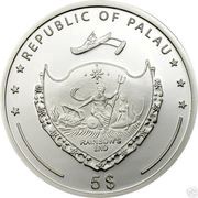5 Dollars St. Basil's Cathedral obverse image
