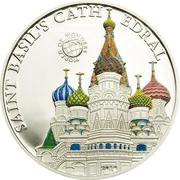 5 Dollars St. Basil's Cathedral, Palau, 2010 reverse image