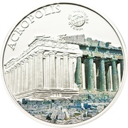 5 Dollars Acropolis, Palau, 2010 reverse image