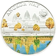 5 Dollars Angkor Wat, Palau, 2010 reverse image