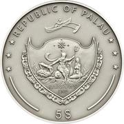 5 Dollars Sapphire obverse image