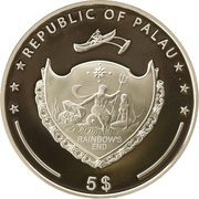 5 Dollars Battle of Bussaco obverse image