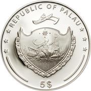5 Dollars Blue Pearl obverse image
