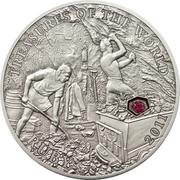 5 Dollars Ruby, Palau, 2011 reverse image