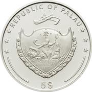 5 Dollars My Cuddly Bear obverse image
