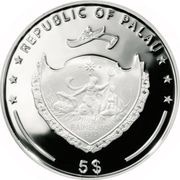 5 Dollars Potala Palace obverse image