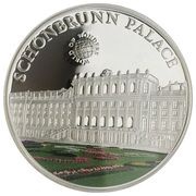 5 Dollars Schonbrunn Palace, Palau, 2011 reverse image