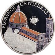 5 Dollars Florence Cathedral, Palau, 2011 reverse image